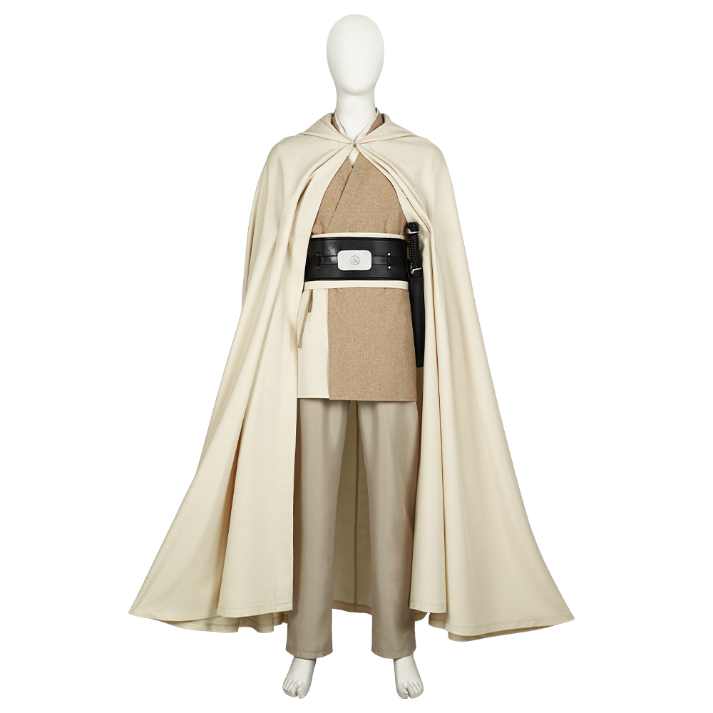 Movie Star Wars The Acolyte Sol Halloween Jedi Master Suit Cape Cosplay Costume (Without Boots) M20240683