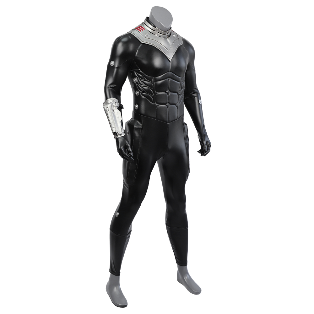 DC Movie Aquaman 2 Black Manta Combat Suit Jumpsuit Cosplay Costume Outfits Halloween Carnival Suit (Without Boots) M20230655