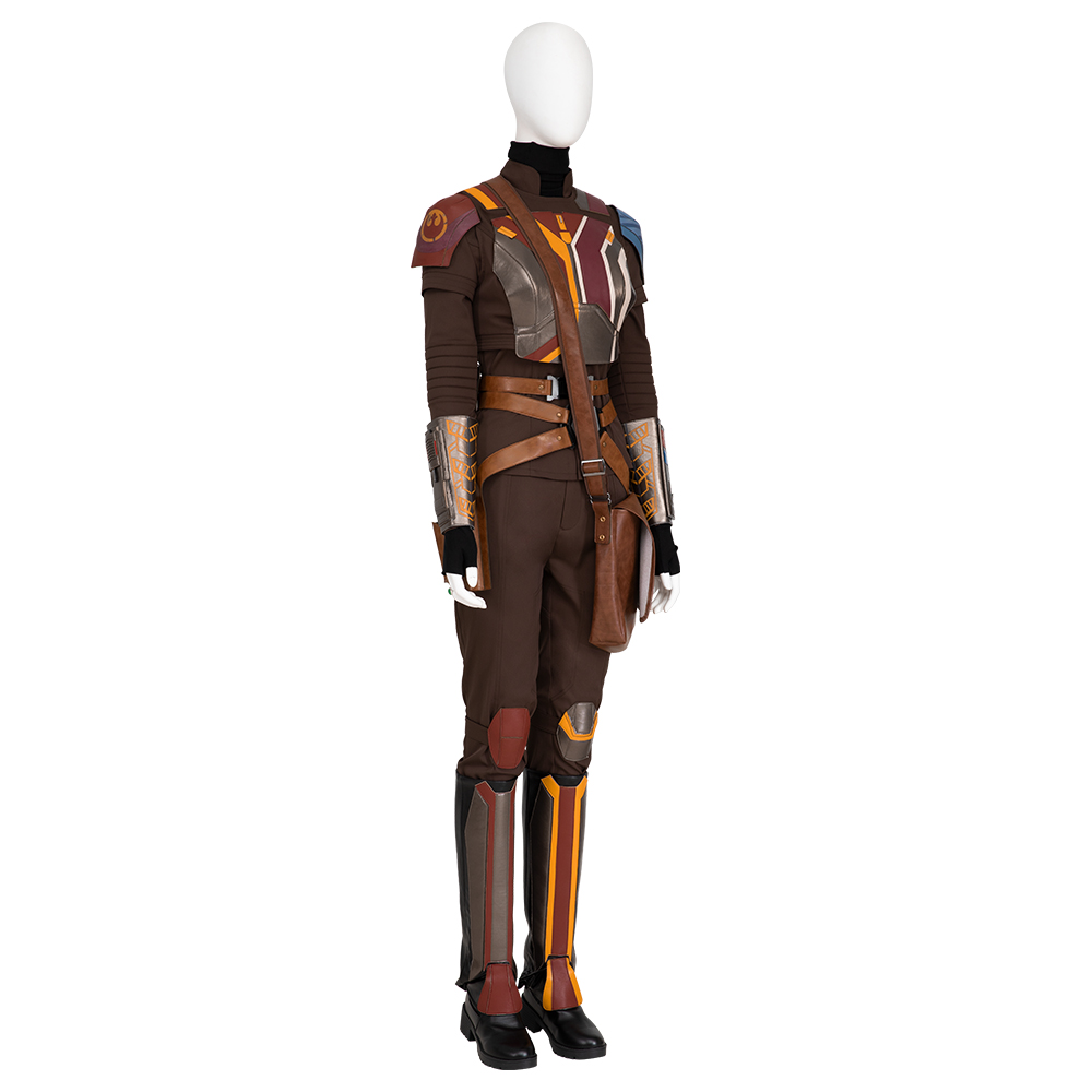 Movie Star Wars Bo-Katan Kryze Cosplay Custome Outfits With Accessories Set Lot (Without Boots) M20230648