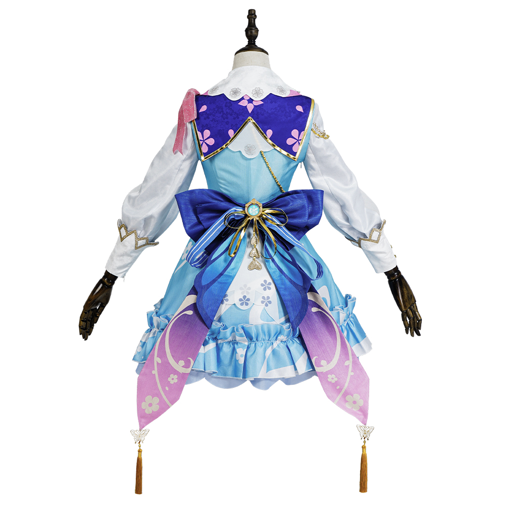 Hot Games Popular Genshin Impact   Kamisato Ayaka Cosplay Costume Halloween Dress