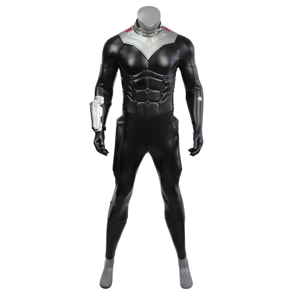 DC Movie Aquaman 2 Black Manta Combat Suit Jumpsuit Cosplay Costume Outfits Halloween Carnival Suit (Without Boots) M20230655