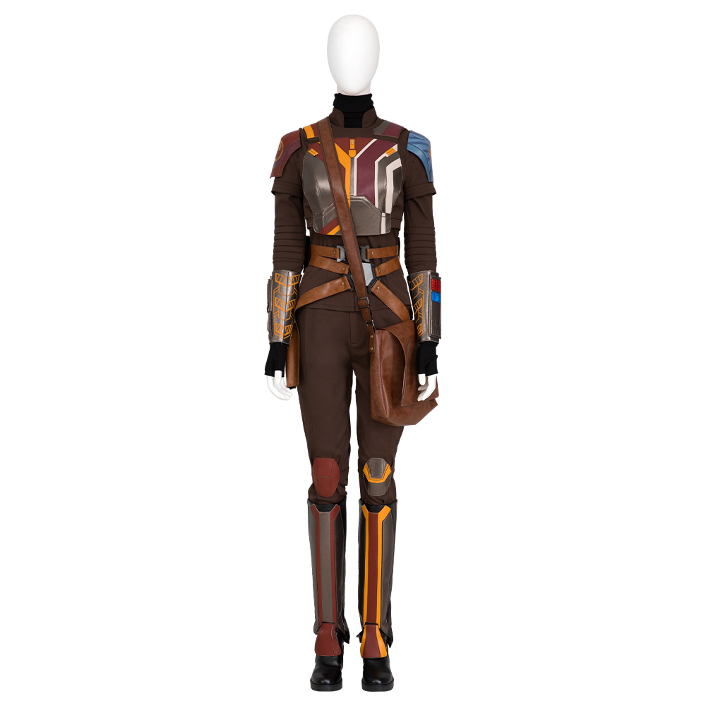 Movie Star Wars Bo-Katan Kryze Cosplay Custome Outfits With Accessories Set Lot (Without Boots) M20230648