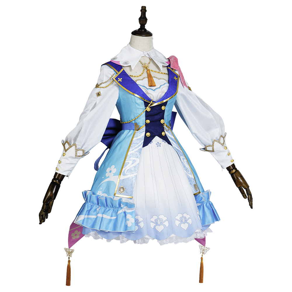 Hot Games Popular Genshin Impact   Kamisato Ayaka Cosplay Costume Halloween Dress