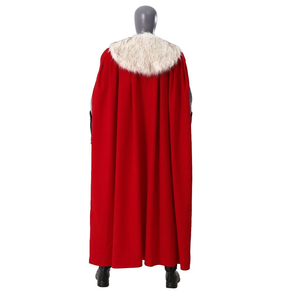 Marvel Movie Thor Love And Thunder Male Thor Odinson Black Battle Suit Halloween Cosplay Costume Full Set M20220487