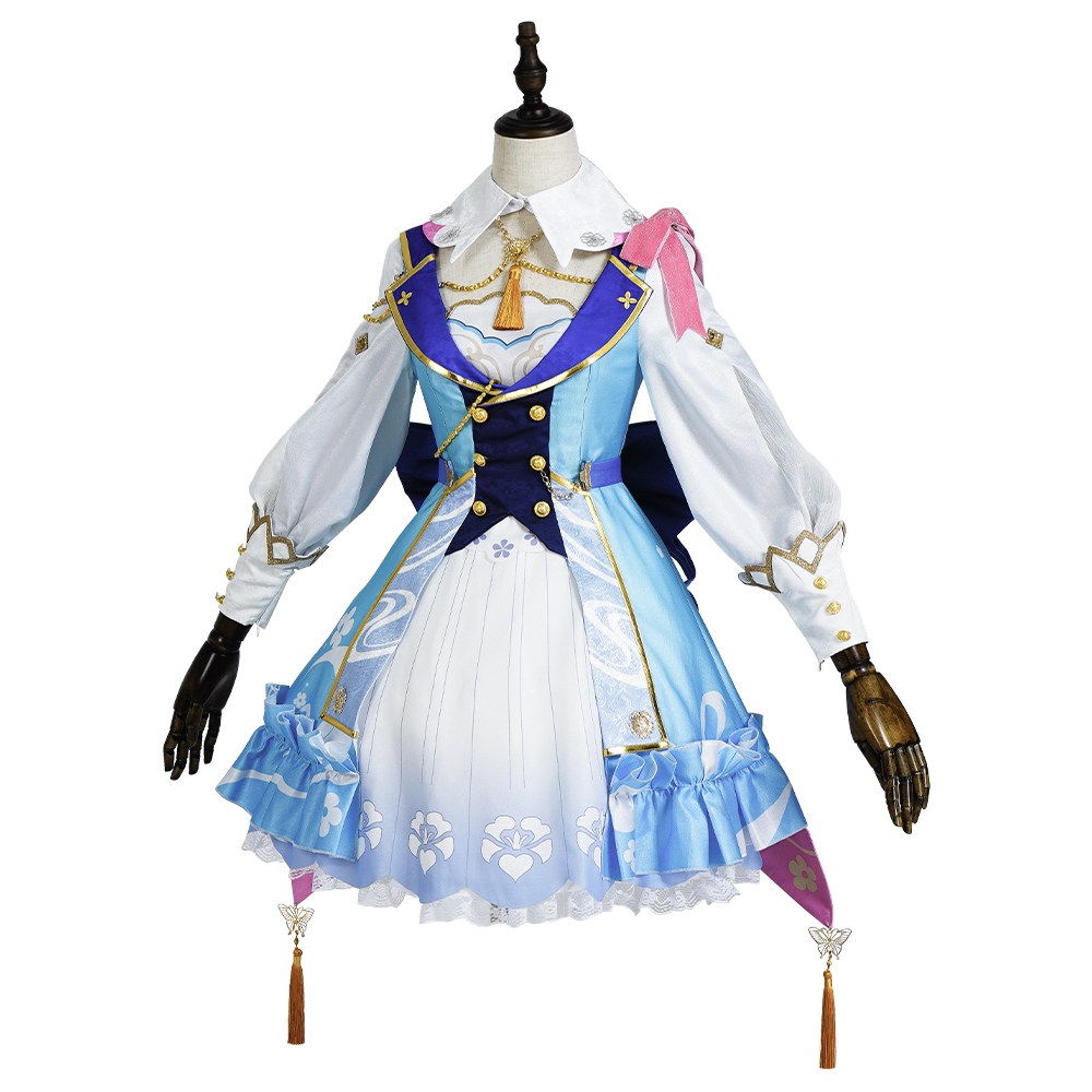 Hot Games Popular Genshin Impact   Kamisato Ayaka Cosplay Costume Halloween Dress
