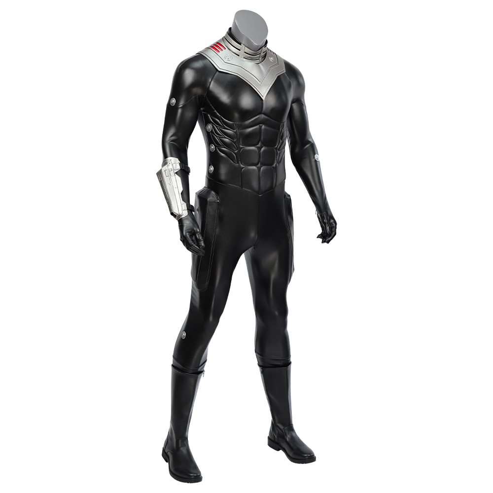 DC Movie Aquaman 2 Black Manta Combat Suit Jumpsuit Cosplay Costume Outfits Halloween Carnival Suit (Without Boots) M20230655