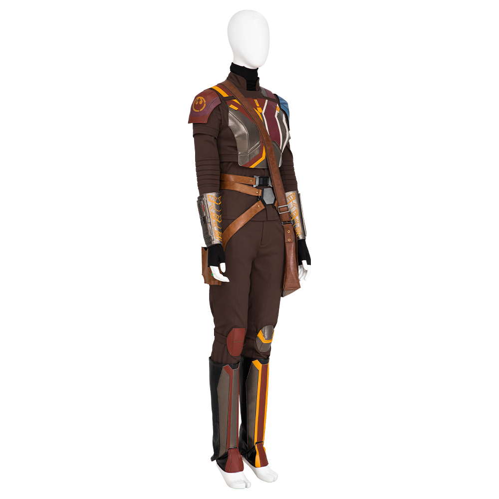 Movie Star Wars Bo-Katan Kryze Cosplay Custome Outfits With Accessories Set Lot (Without Boots) M20230648