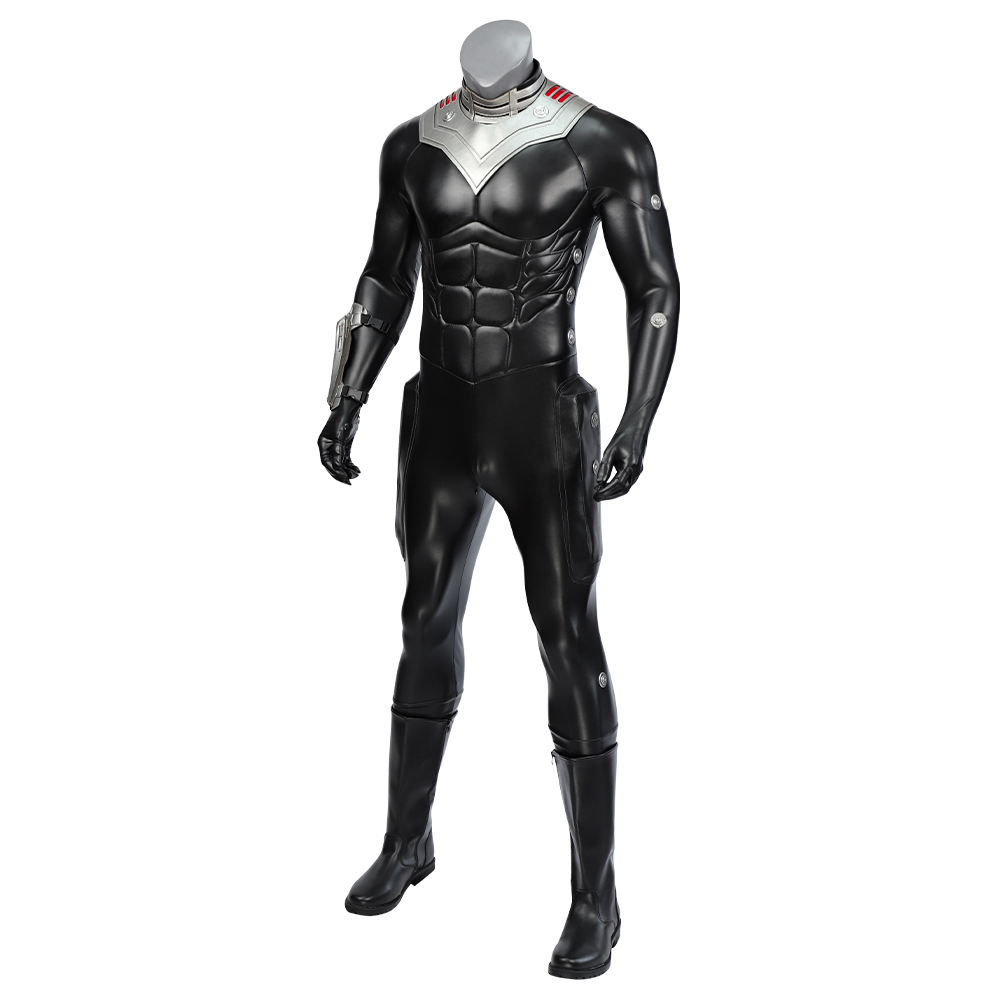 DC Movie Aquaman 2 Black Manta Combat Suit Jumpsuit Cosplay Costume Outfits Halloween Carnival Suit (Without Boots) M20230655