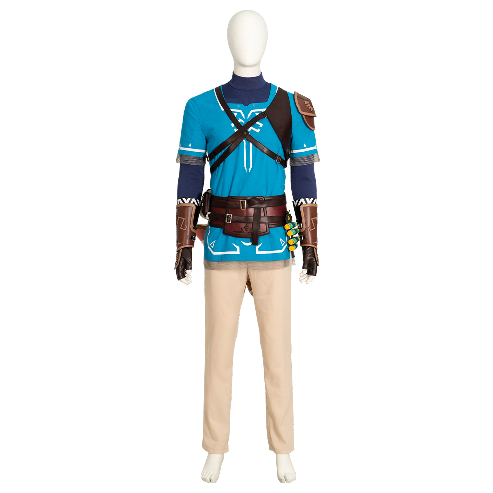 The Legend of Zelda: Tears of the Kingdom Costume Link Customizable Cosplay Costume Full Full with Props Cloak Halloween Outfit