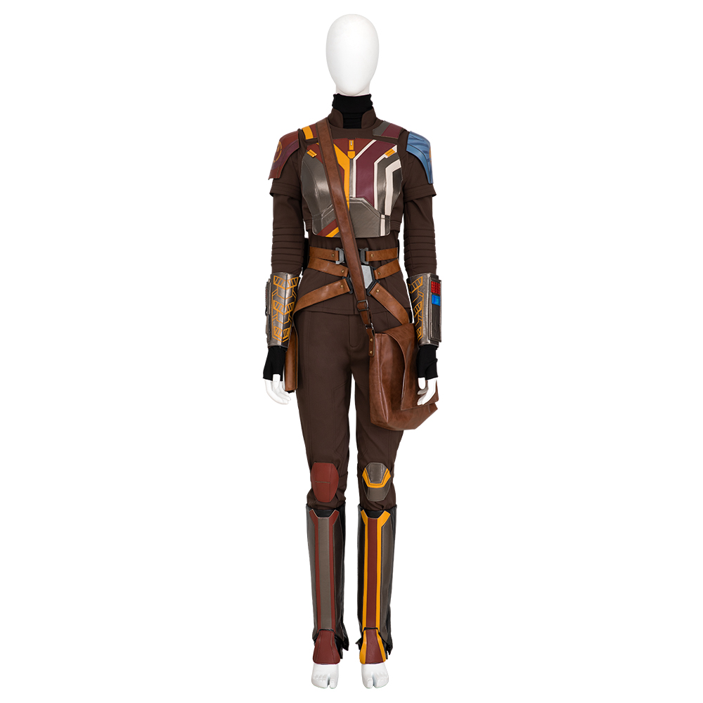 Movie Star Wars Bo-Katan Kryze Cosplay Custome Outfits With Accessories Set Lot (Without Boots) M20230648