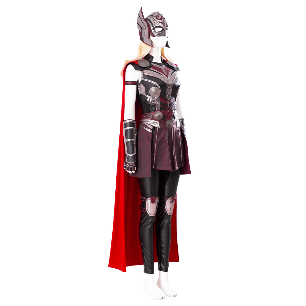 Marvel Movie Thor Love And Thunder Female Jane Foster Battle Suit Halloween Cosplay Costume Full Set  M20220486