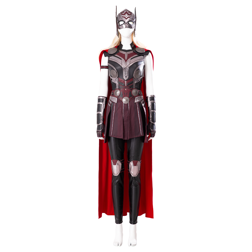 Marvel Movie Thor Love And Thunder Female Jane Foster Battle Suit Halloween Cosplay Costume Full Set  M20220486