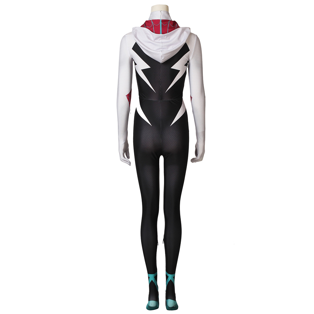 Movie Spider-Man: Into the Spider-Verse  Spider-Gwen Gwen Stacy Cosplay Costume Halloween Costume Sets J4189 J4189