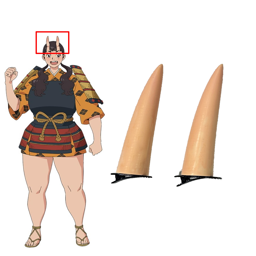 Delicious in Dungeon Inutade Cosplay Props Devil's horn accessories