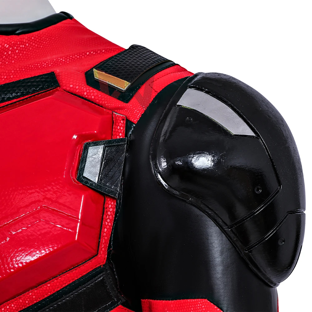 Marvel Movies Wolverineng Cosplay Costume Accessories Red Deadpool Jumpsuit 