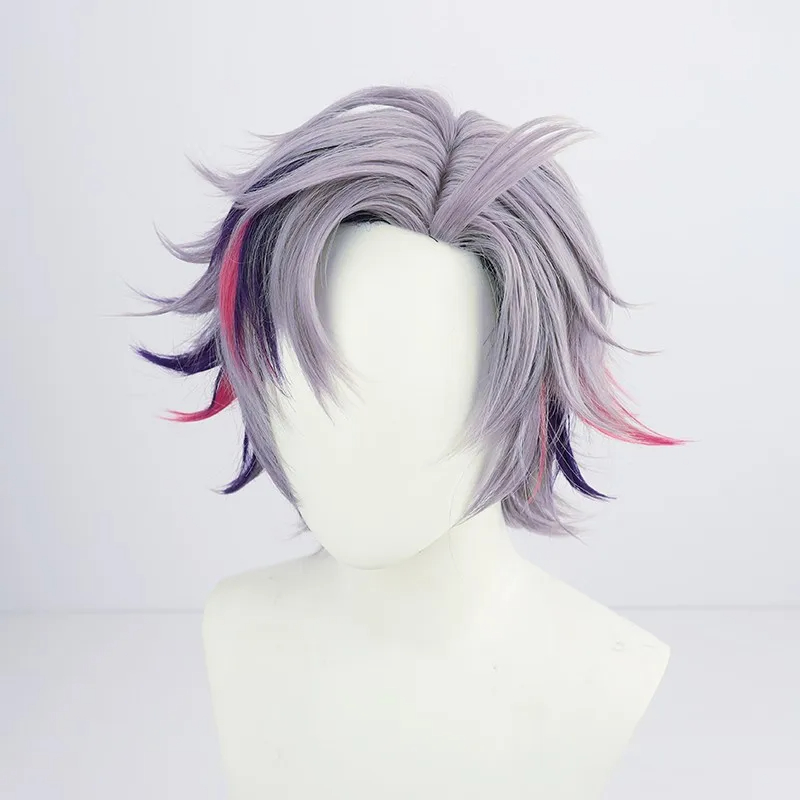 Anime Virtual Youtuber Fuwa Minato Cosplay Costume Wig Daily Uniform Hooded Coat Man Woman Party