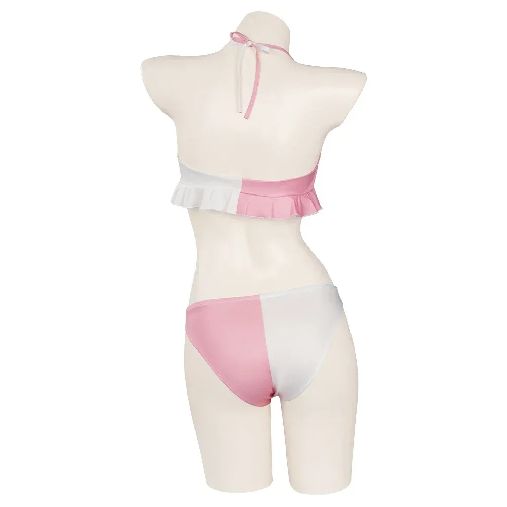 Danganronpa Monomi Cosplay Costume Bikini Swimsuit Jumpsuit Outfits Halloween Carnival Suit Sexy Swimwear