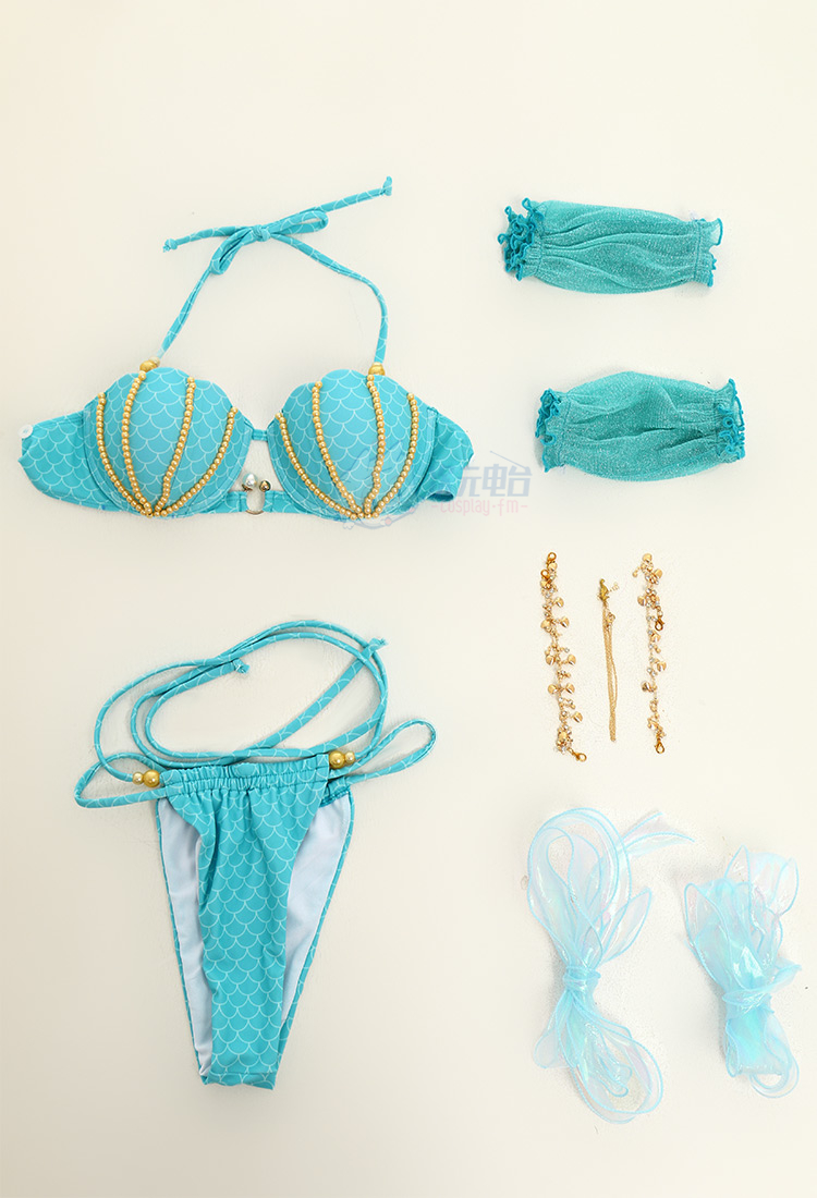 Mermaid Swimsuit cos Summer sexy bikini swimsuit spa  beach swimwear