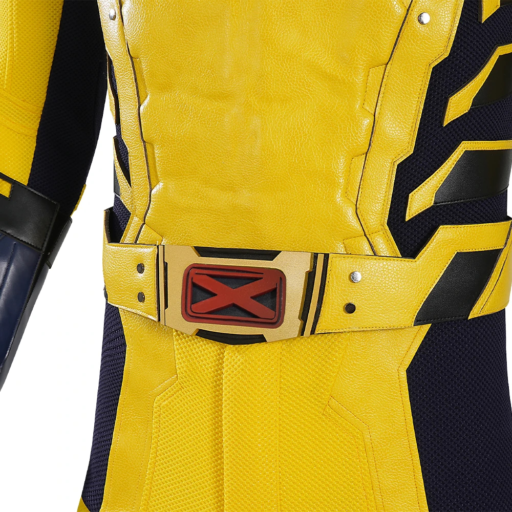 New Deadpoolr 3 Wolverinee Cosplay Costume Superhero Cosplay Zentai Full Set With Bosysuit Shoes Handmade Halloween Man Outfit—Marvel Movies