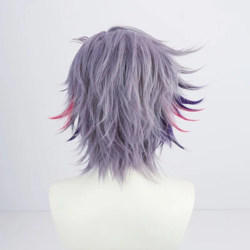 Anime Virtual Youtuber Fuwa Minato Cosplay Costume Wig Daily Uniform Hooded Coat Man Woman Party