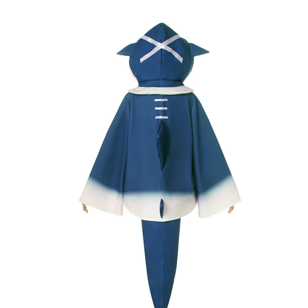  Gawr Gura Carnival Disguise Shark Cosplay Costume for Women Halloween Youtuber Cosplay Set Tail Wigs