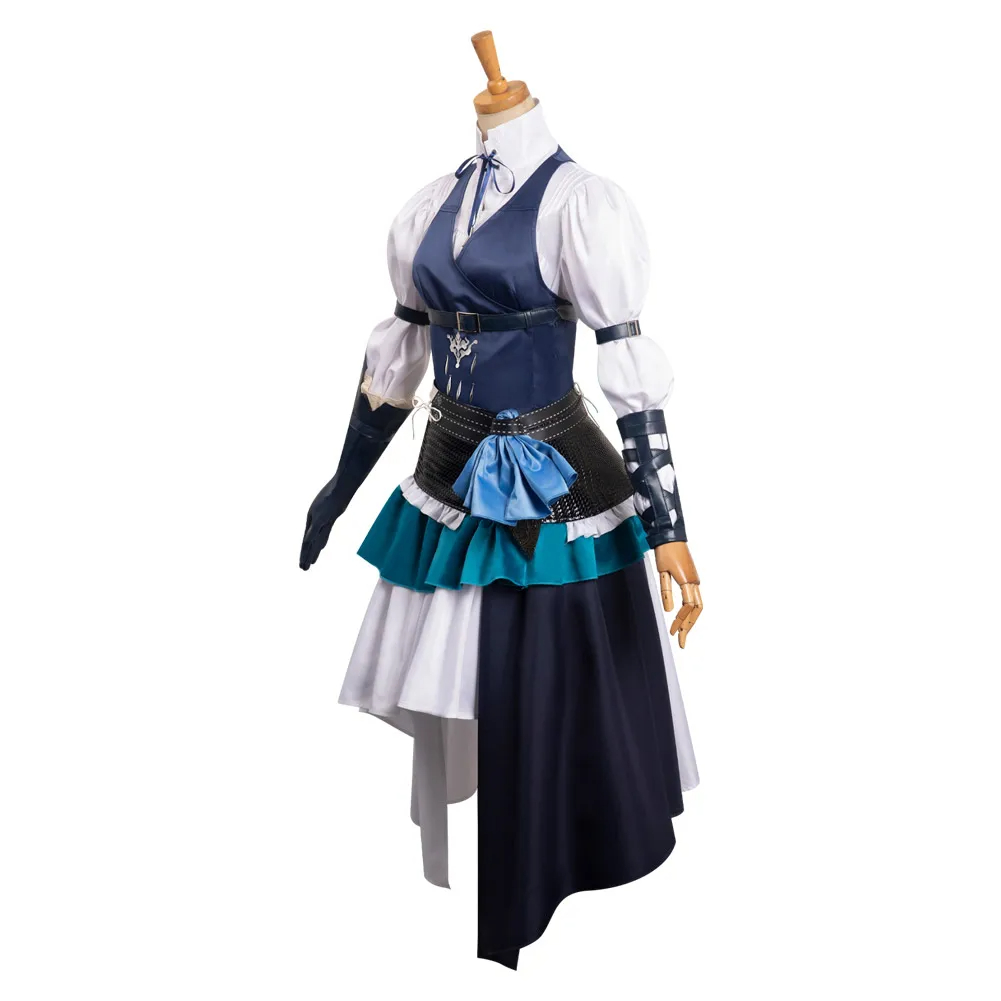 Final Fantasy XVI  Jill Warrick Cosplay Costume Women Dress Belt Outfits Halloween Carnival Party Disguise Suit