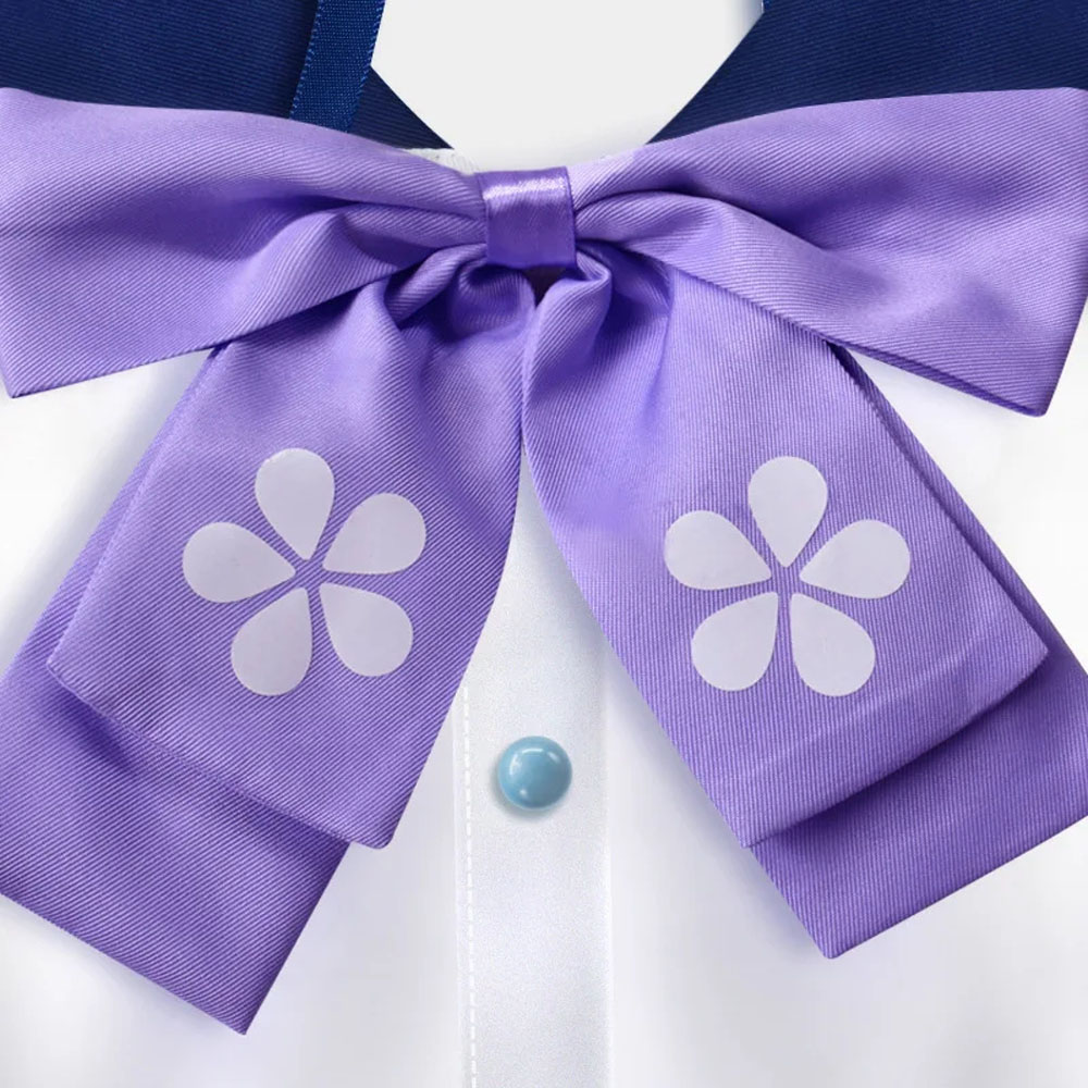 Anime Virtual YouTuber Minato Aqua Carnival Disguise VTuber Hololive Wig JK Uniform Skirt Woman