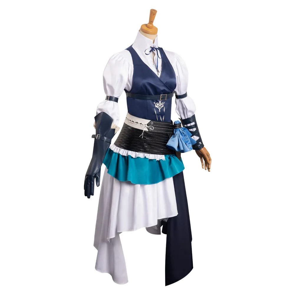 Final Fantasy XVI  Jill Warrick Cosplay Costume Women Dress Belt Outfits Halloween Carnival Party Disguise Suit