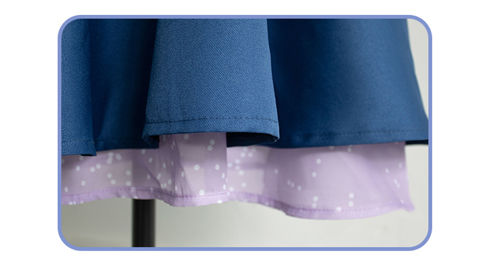 Anime Oshi No KoKurokawa Akane Cosplay Costume Wig Blue Dress 