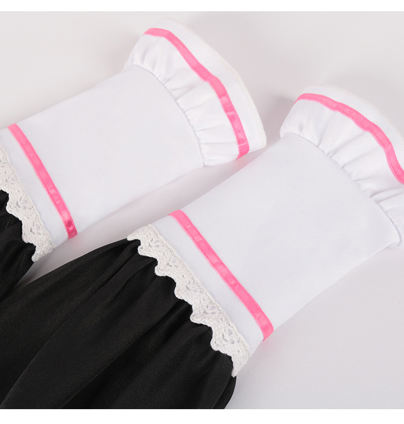 Oshi No Ko Hoshino Rubii Cosplay Costume Coffee Maid Dress Hairband Stockings Bow 