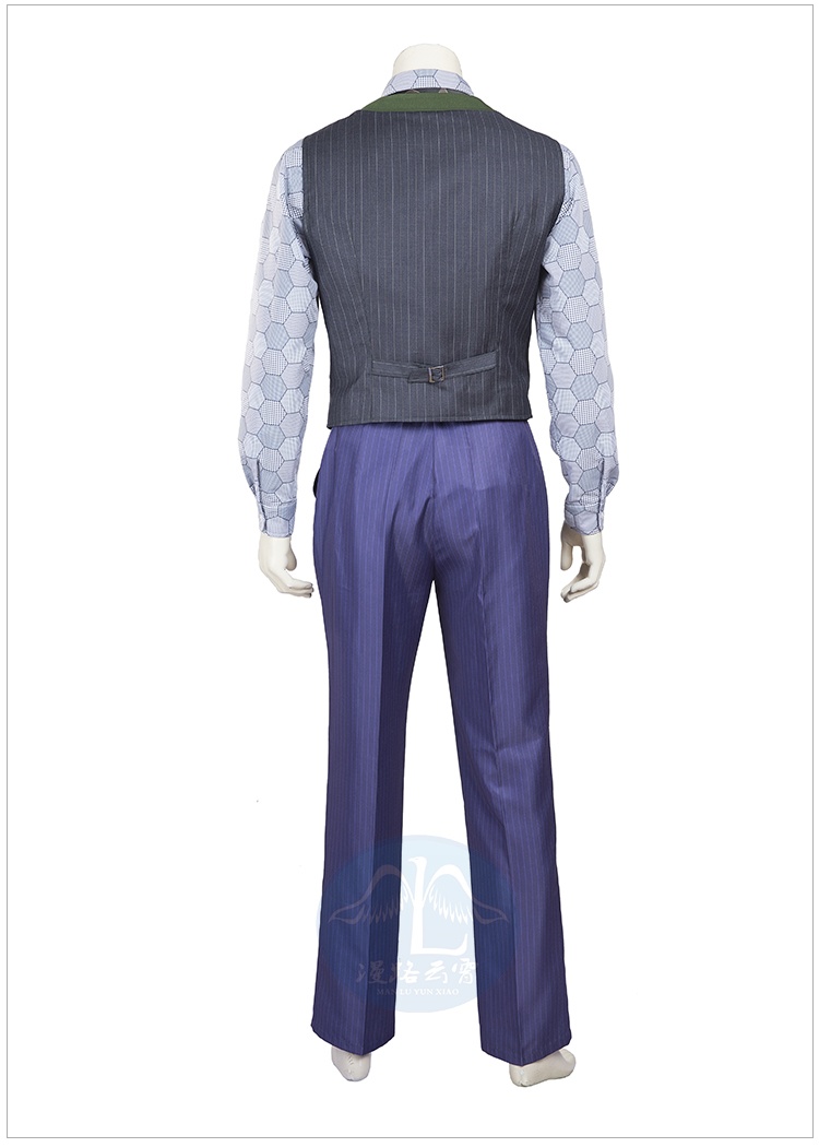The Dark Cos Knight Joker Cosplay Costume Outfits Halloween Carnival Suit