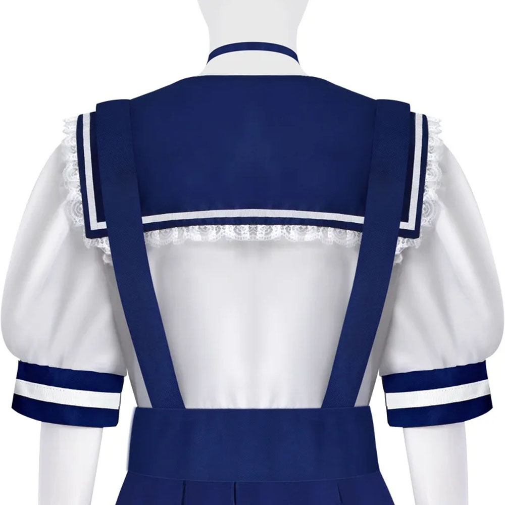 Anime Virtual YouTuber Minato Aqua Carnival Disguise VTuber Hololive Wig JK Uniform Skirt Woman