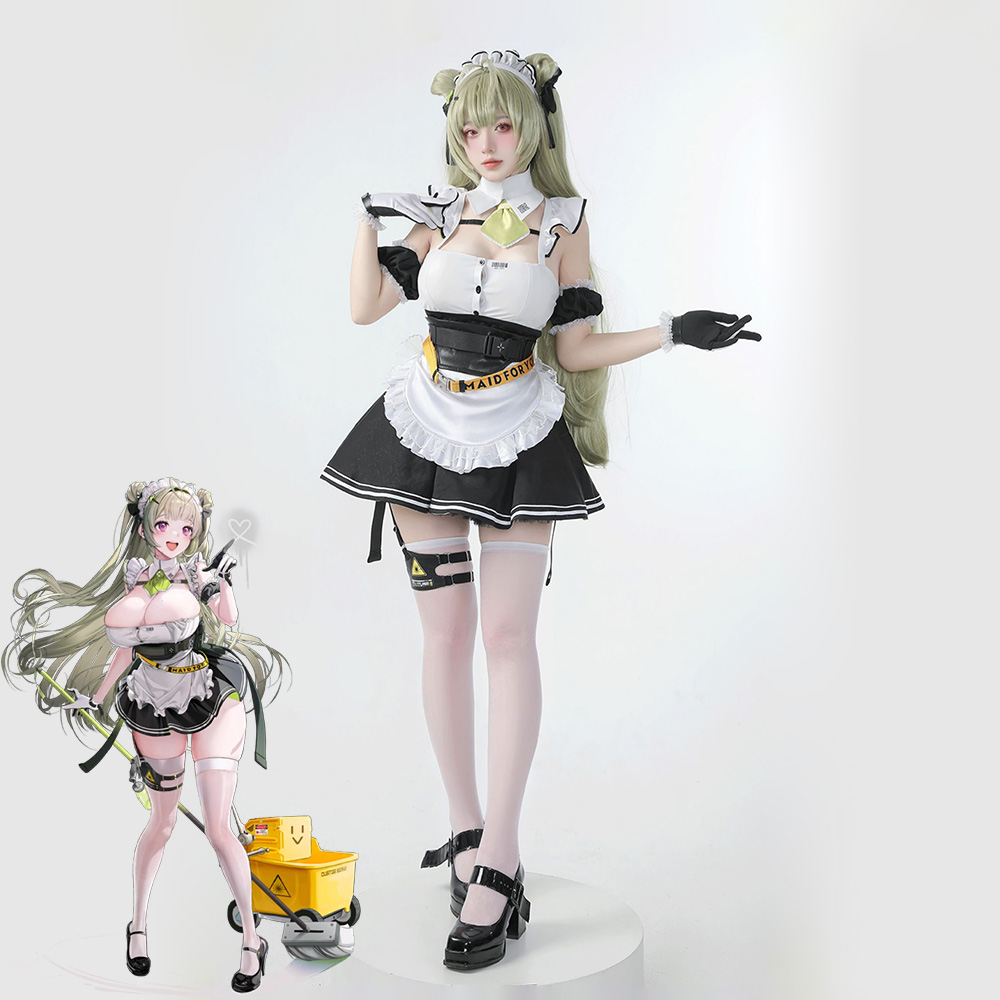 Anime NIKKE The Goddess Of Victory Soda Fighting Maid Dress Game Suit Cosplay Costume