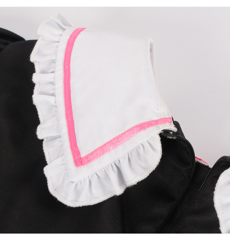 Oshi No Ko Hoshino Rubii Cosplay Costume Coffee Maid Dress Hairband Stockings Bow 