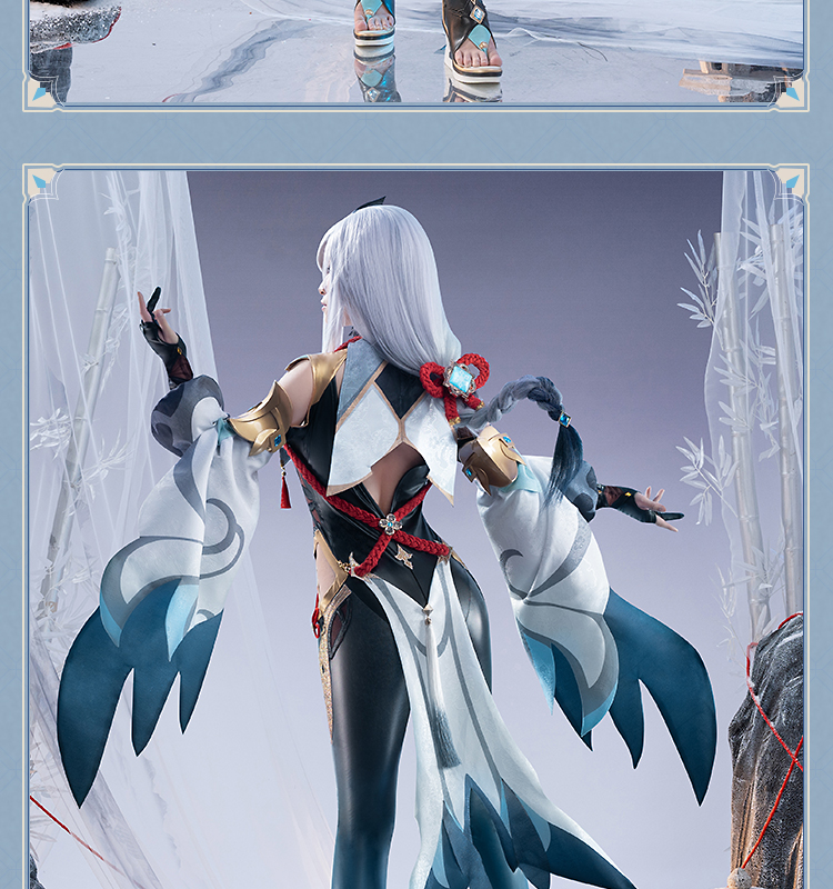 Game Genshin Impact Aloy Brown Halloween Cosplay Wigs