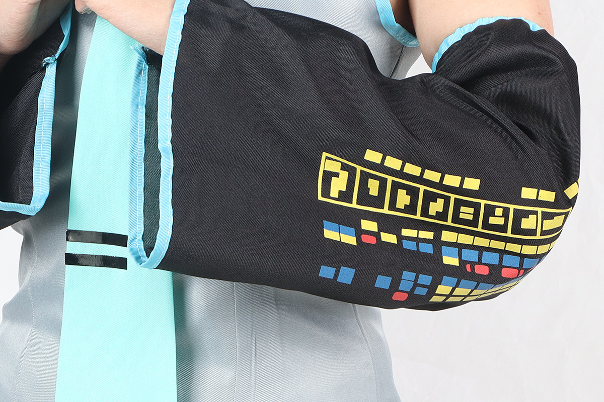 Miku Cosplay Costume Wig Shoes Headwear Japanese Anime Miku Cosplay Accessories Halloween Party Outfit for Women Girls Full Setcosplay