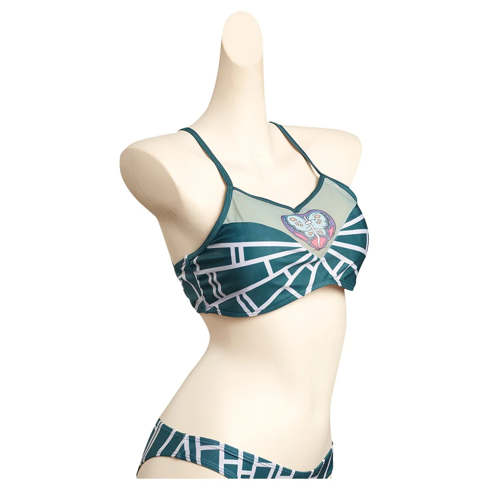 JoJo‘s Bizarre Adventure Jolyne Cujoh Cosplay Costume Outfits Halloween Carnival Suit Swimsuit
