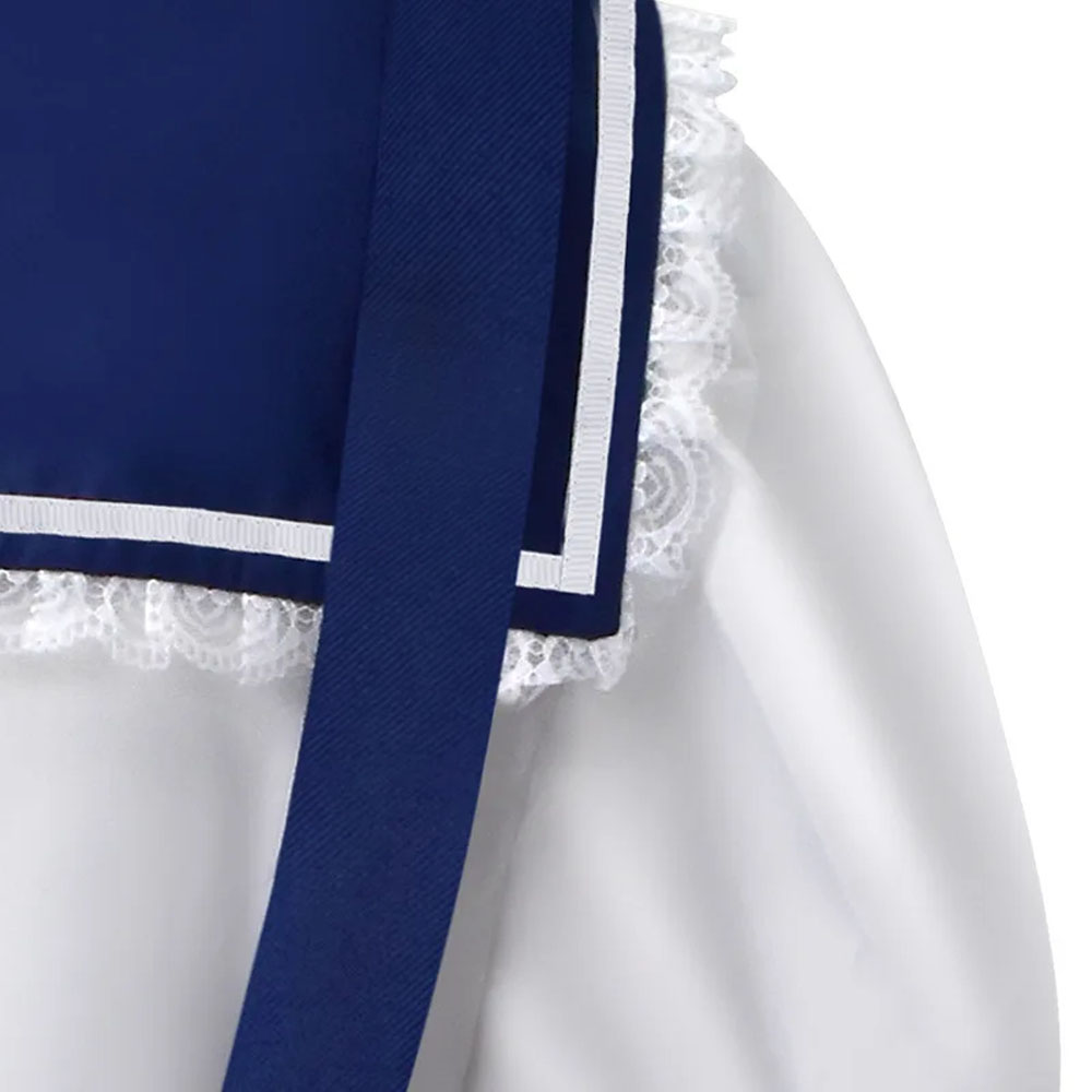 Anime Virtual YouTuber Minato Aqua Carnival Disguise VTuber Hololive Wig JK Uniform Skirt Woman