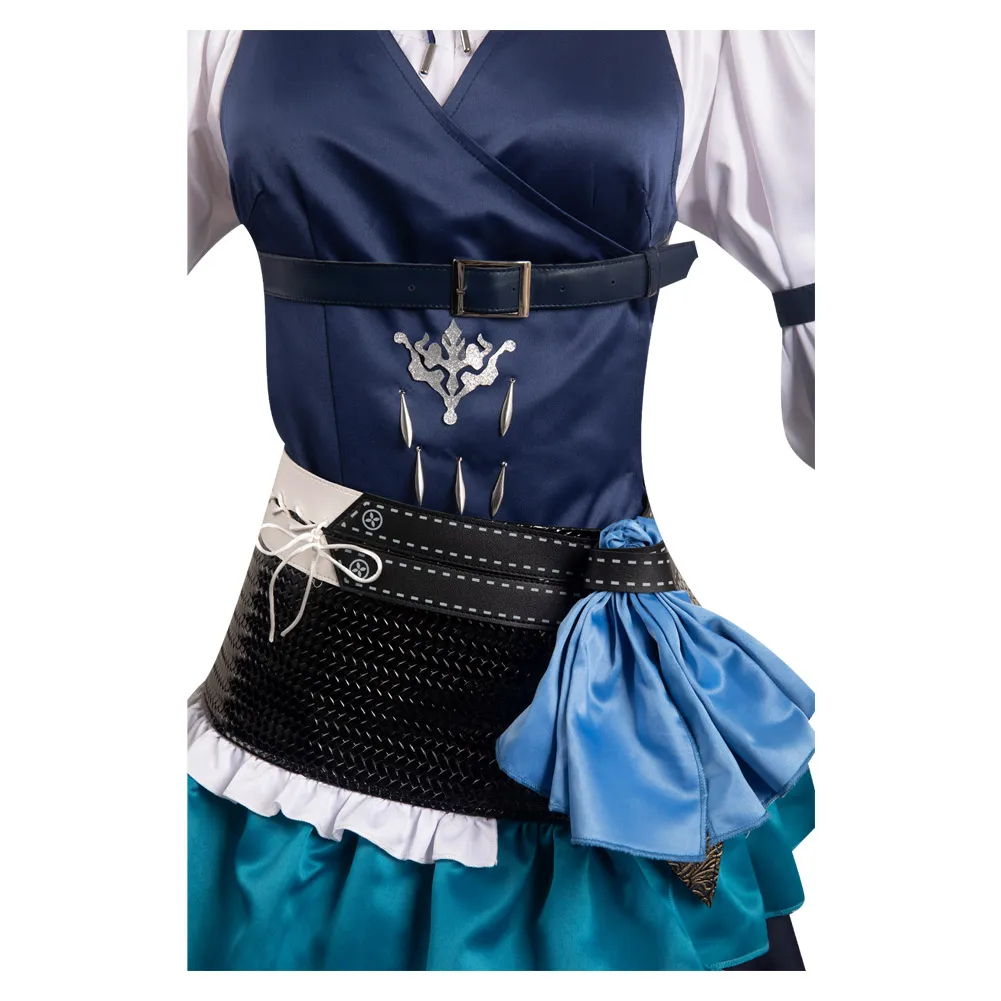 Final Fantasy XVI  Jill Warrick Cosplay Costume Women Dress Belt Outfits Halloween Carnival Party Disguise Suit
