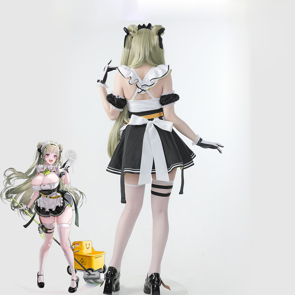 Anime NIKKE The Goddess Of Victory Soda Fighting Maid Dress Game Suit Cosplay Costume