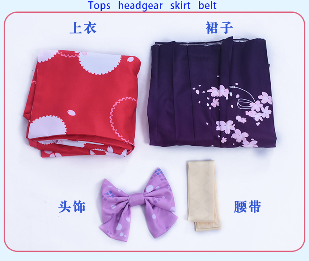 Re: Life In A DiffeRent World From Zero Rem Ram Kimono Cosplay Costume