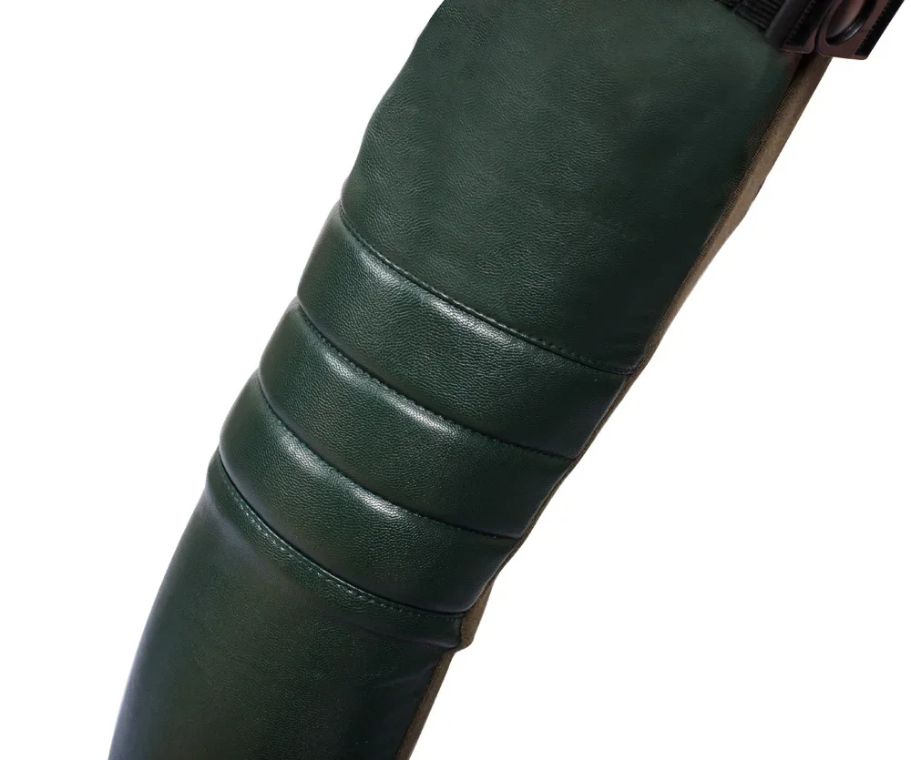 The Arrow Season 5 Green Arrow Cosplay Costume Oliver Quee Outfit Halloween Costumes Men Leather Pantsfantasias adulto masculino DC Movie Type