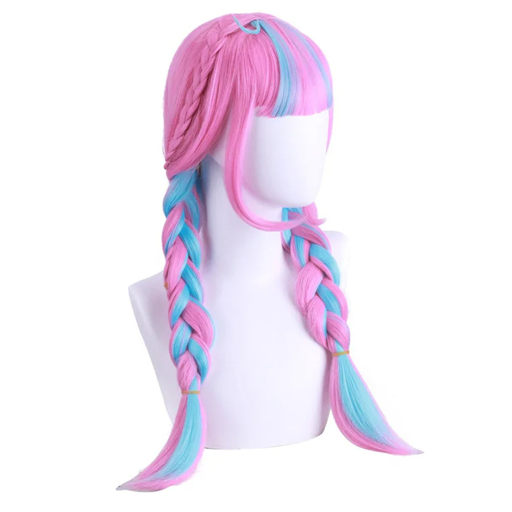 Anime Virtual YouTuber Minato Aqua Carnival Disguise VTuber Hololive Wig JK Uniform Skirt Woman