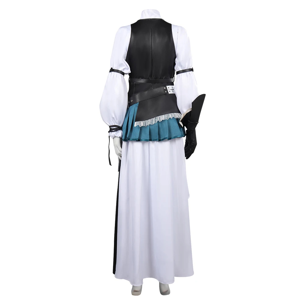 Final Fantasy XVI Jill Warrick Cosplay Costume Dress Belt Outfits Halloween Carnival Party Disguise Suit