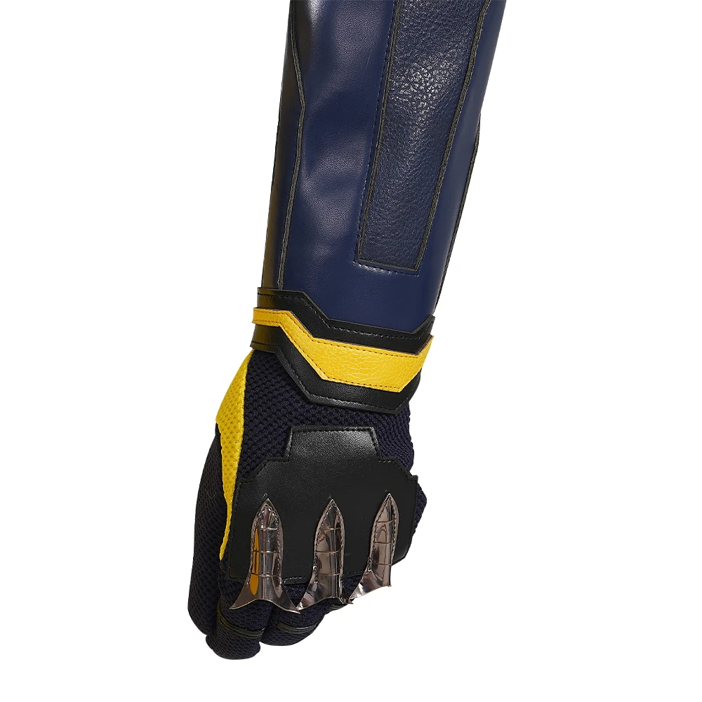 New Deadpoolr 3 Wolverinee Cosplay Costume Superhero Cosplay Zentai Full Set With Bosysuit Shoes Handmade Halloween Man Outfit—Marvel Movies