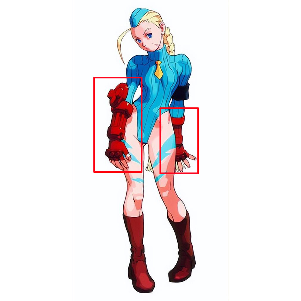 Street Fighter Cammy White Cosplay Props Gloves Bracers