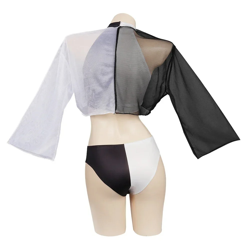 Danganronpa Monomi Cosplay Costume Bikini Swimsuit Jumpsuit Outfits Halloween Carnival Suit Sexy Swimwear 