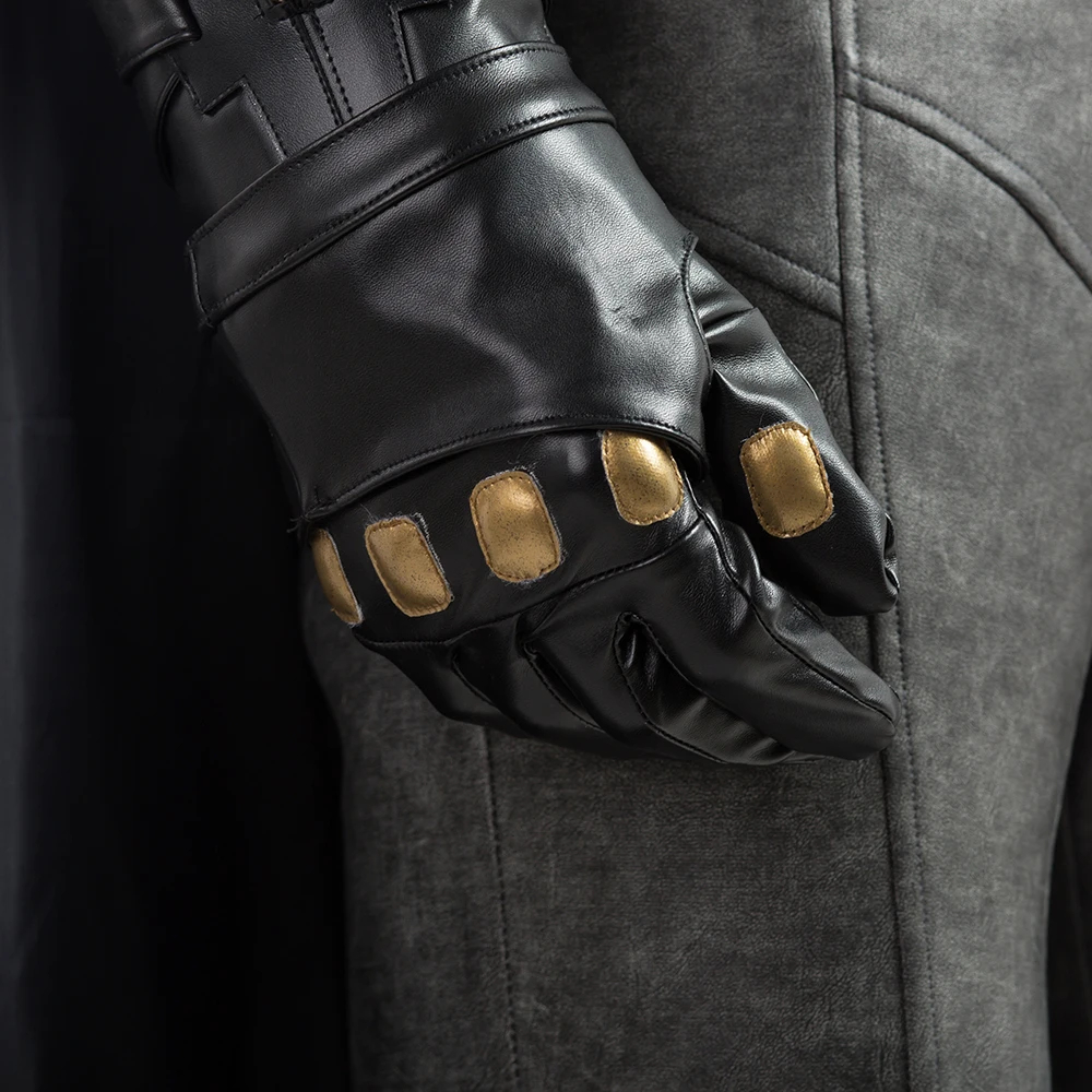 DC Movie Gotham Knights Cosplay Superhero Bruce Wayne Costume Halloween Carnival Classic Battle Outfit With Big Cloak For Adult Men