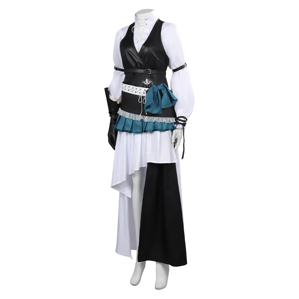 Final Fantasy XVI Jill Warrick Cosplay Costume Dress Belt Outfits Halloween Carnival Party Disguise Suit