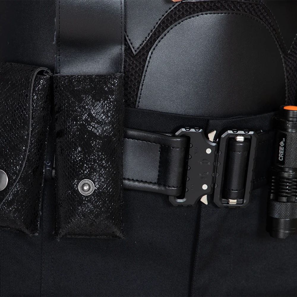 DC Movie Superhero New Bat hero Bruce Wayne Robert Cosplay Costume Adult Battle Outfit Party Full Props Suit